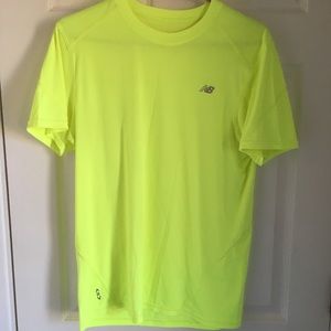 New Balance Neon Yellow Short Sleeve Tee